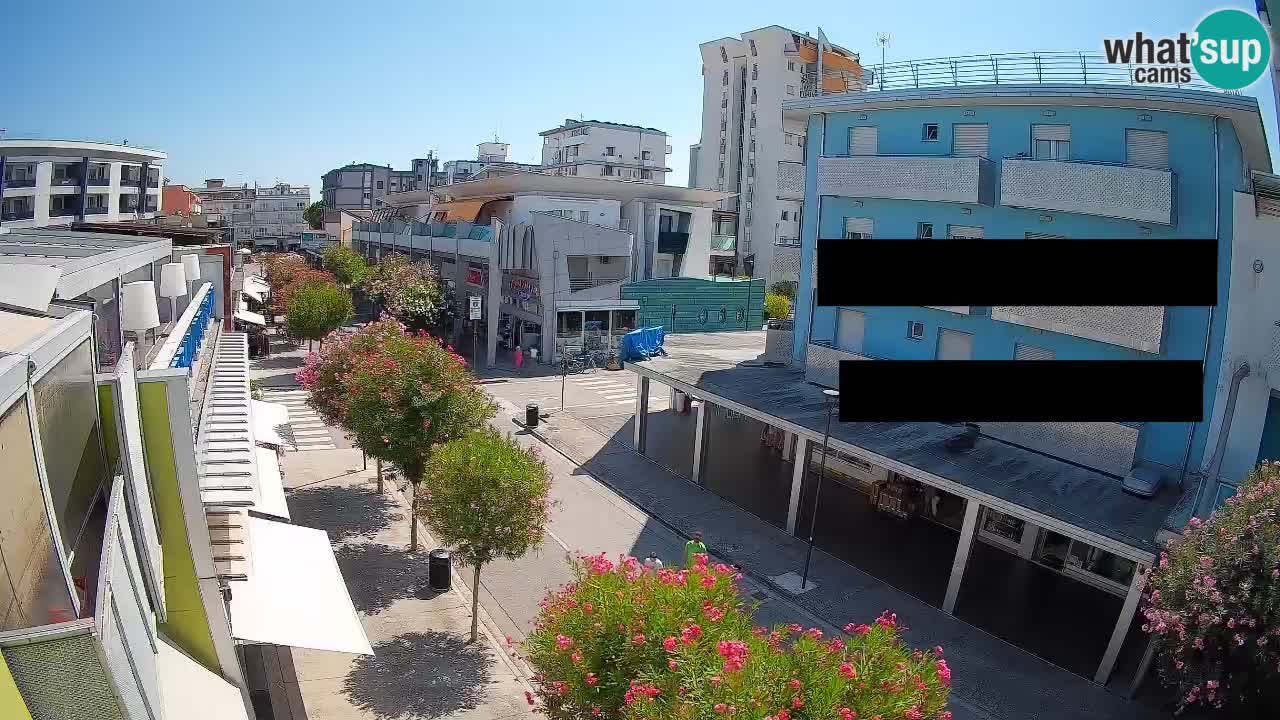 Webcam Promenade de Bibione – Viale delle Costellazioni en direct