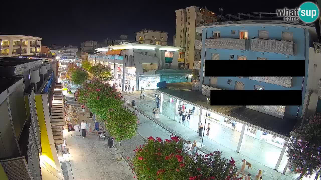 Webcam Promenade de Bibione – Viale delle Costellazioni en direct