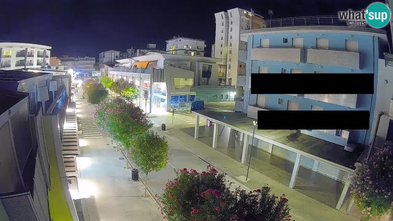 Webcam Paseo de Bibione – Viale delle Costellazioni en directo