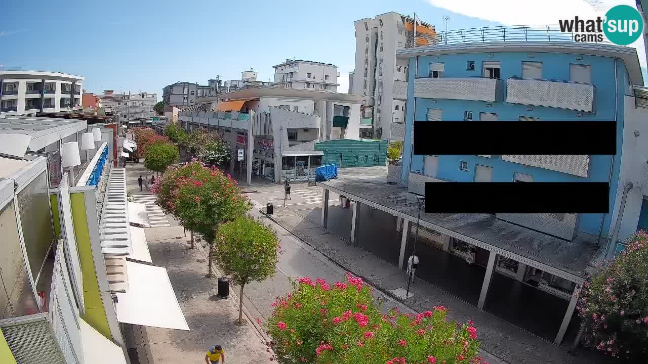Web kamera Bibione Šetnica – Viale delle Costellazioni uživo