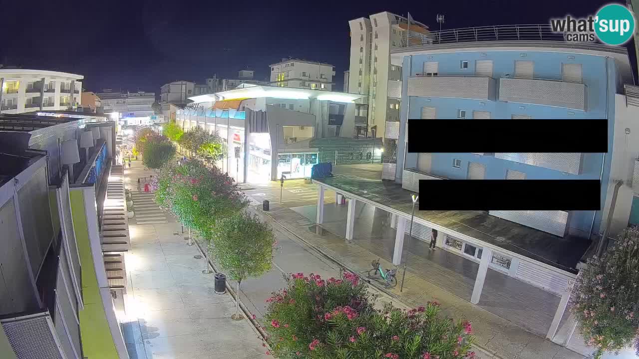 Webcam Promenade de Bibione – Viale delle Costellazioni en direct