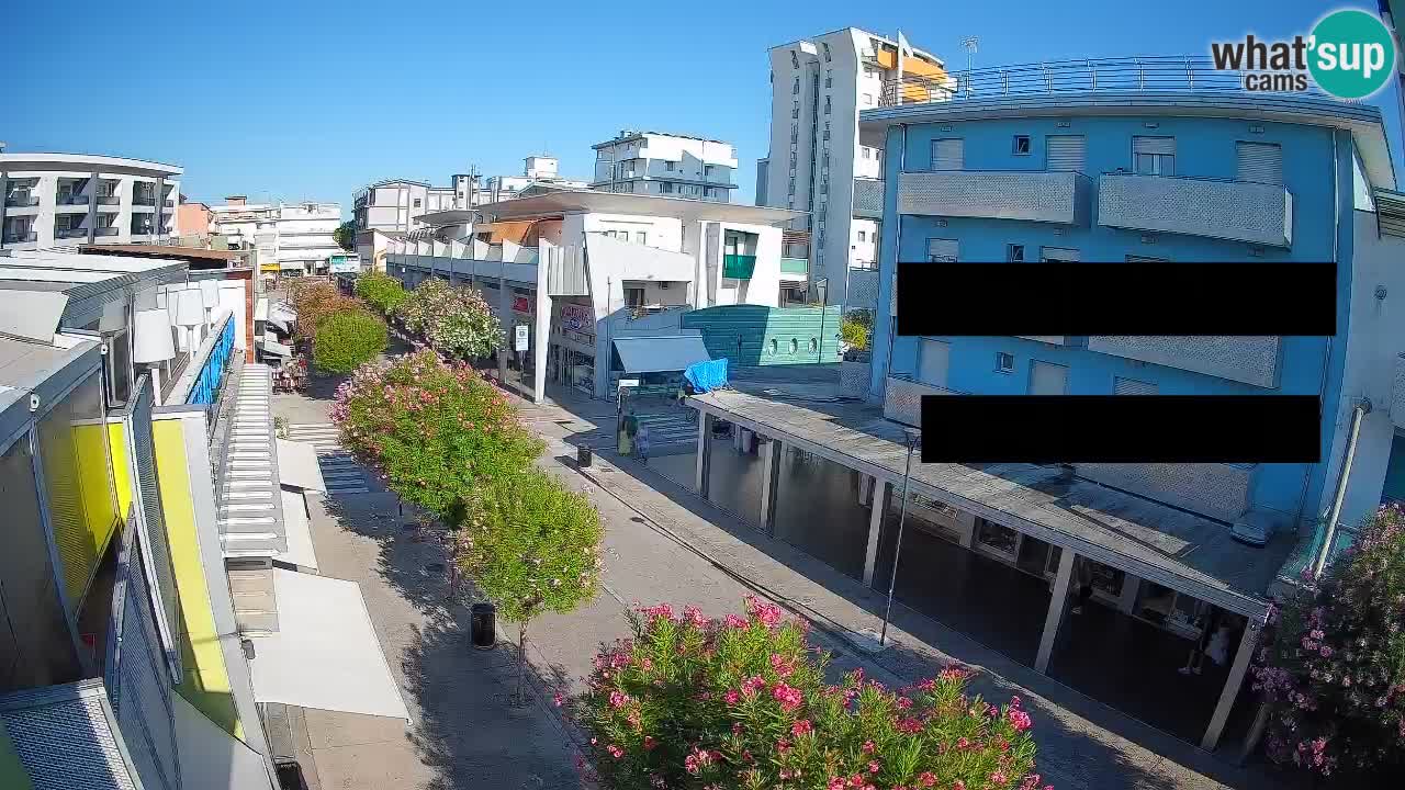 Spletna kamera Bibione Peš cona – Viale delle Costellazioni v živo