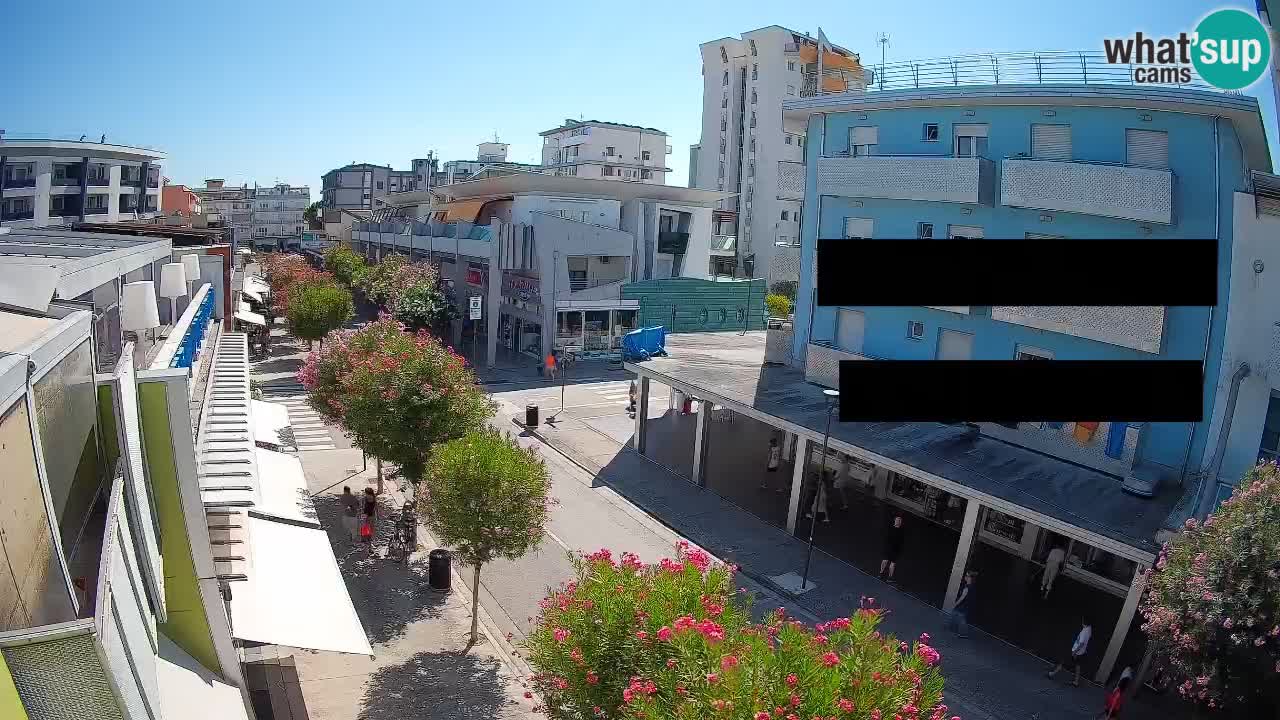 Webcam Passeggiata Bibione – Viale delle Costellazioni in Diretta