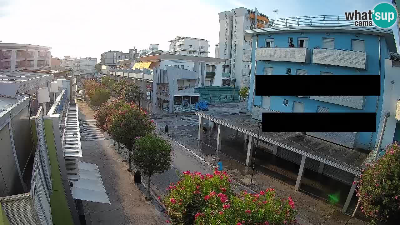 Webcam Paseo de Bibione – Viale delle Costellazioni en directo