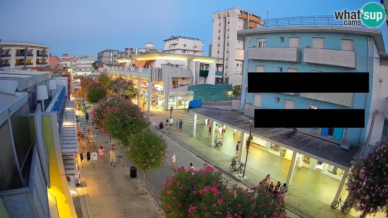 Webcam Promenade de Bibione – Viale delle Costellazioni en direct