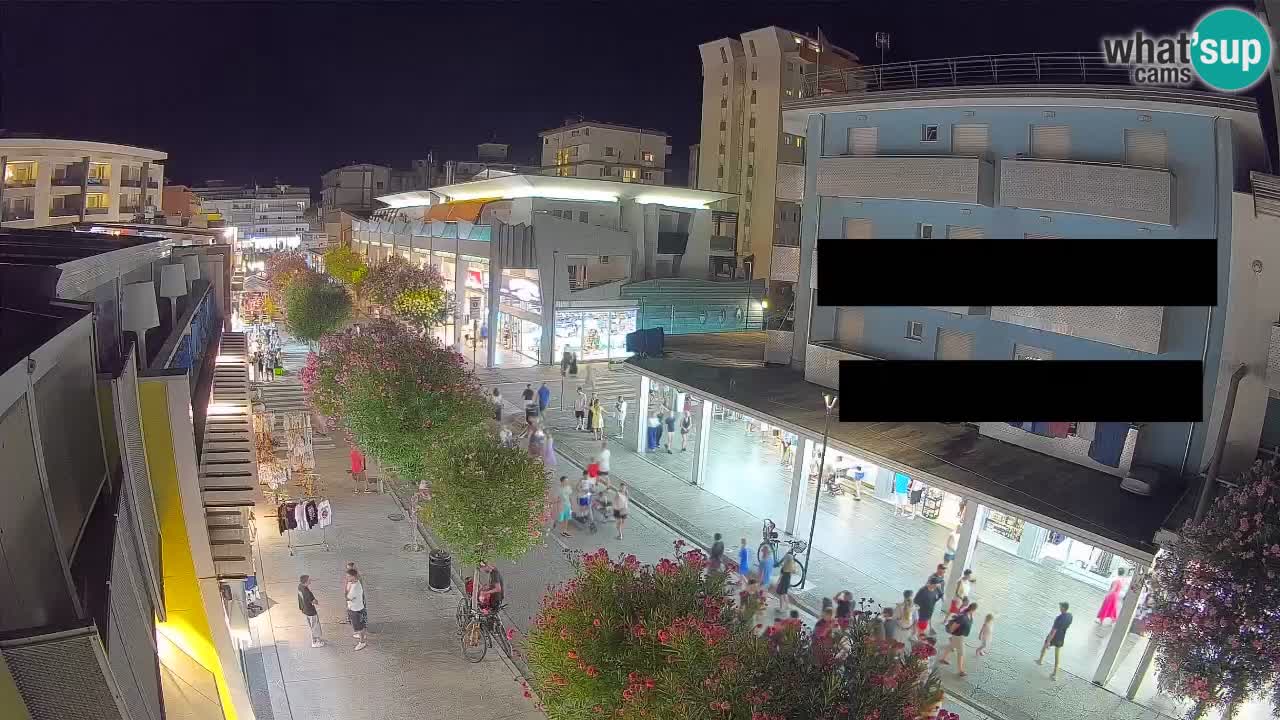 Webcam Paseo de Bibione – Viale delle Costellazioni en directo