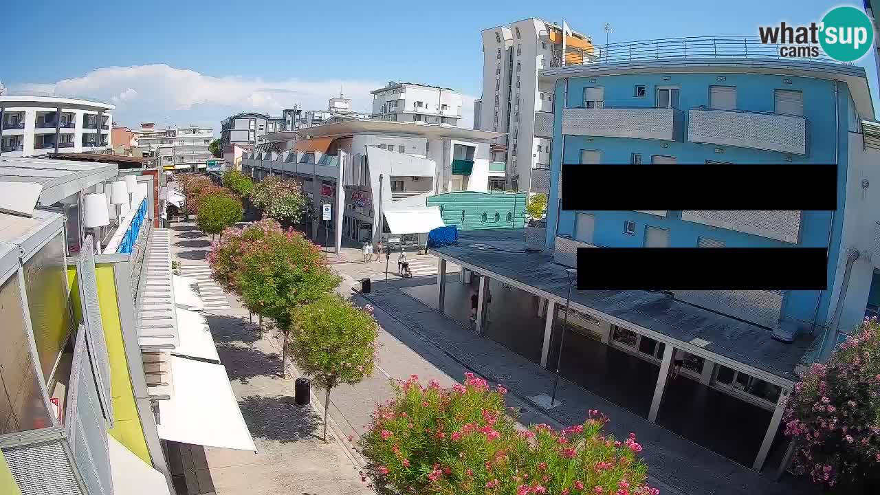 Webcam Promenade de Bibione – Viale delle Costellazioni en direct
