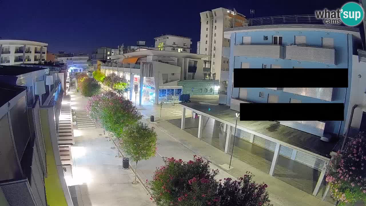 Webcam Promenade de Bibione – Viale delle Costellazioni en direct