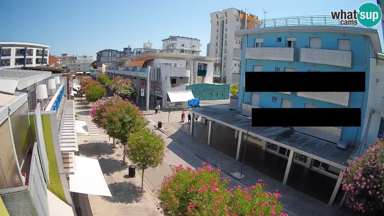Webcam Promenade de Bibione – Viale delle Costellazioni en direct