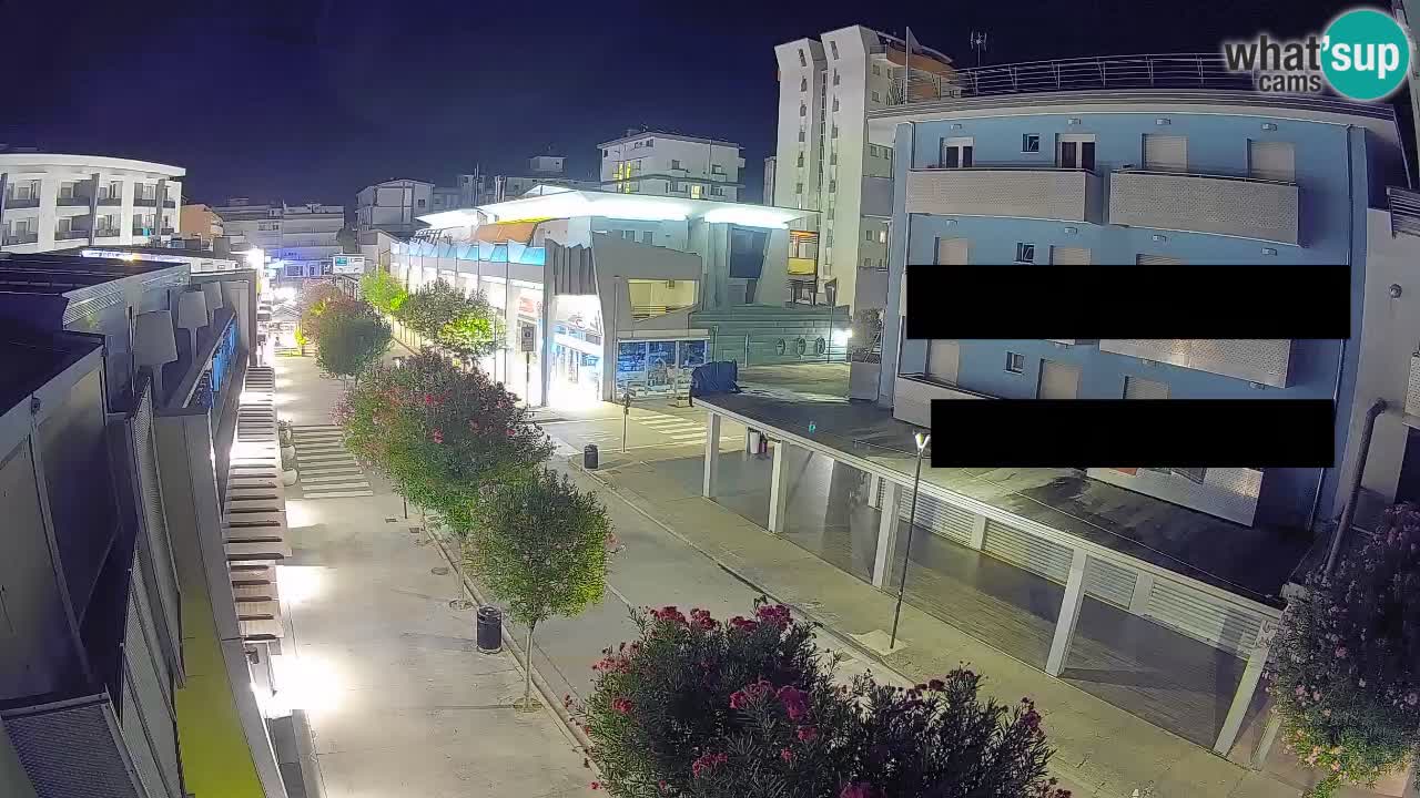 Webcam Promenade de Bibione – Viale delle Costellazioni en direct