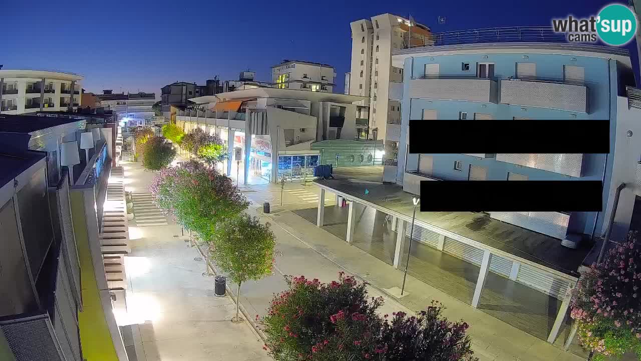 Webcam Promenade de Bibione – Viale delle Costellazioni en direct