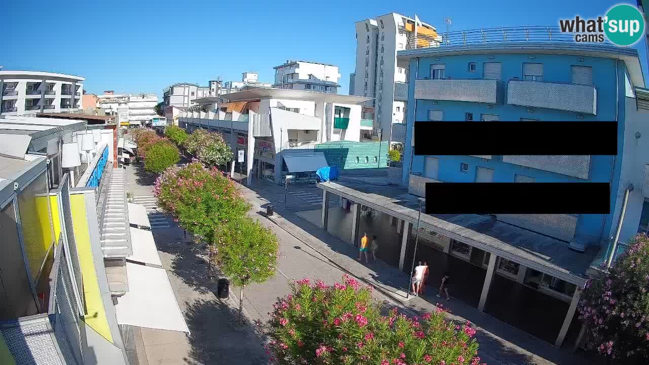 Spletna kamera Bibione Peš cona – Viale delle Costellazioni v živo