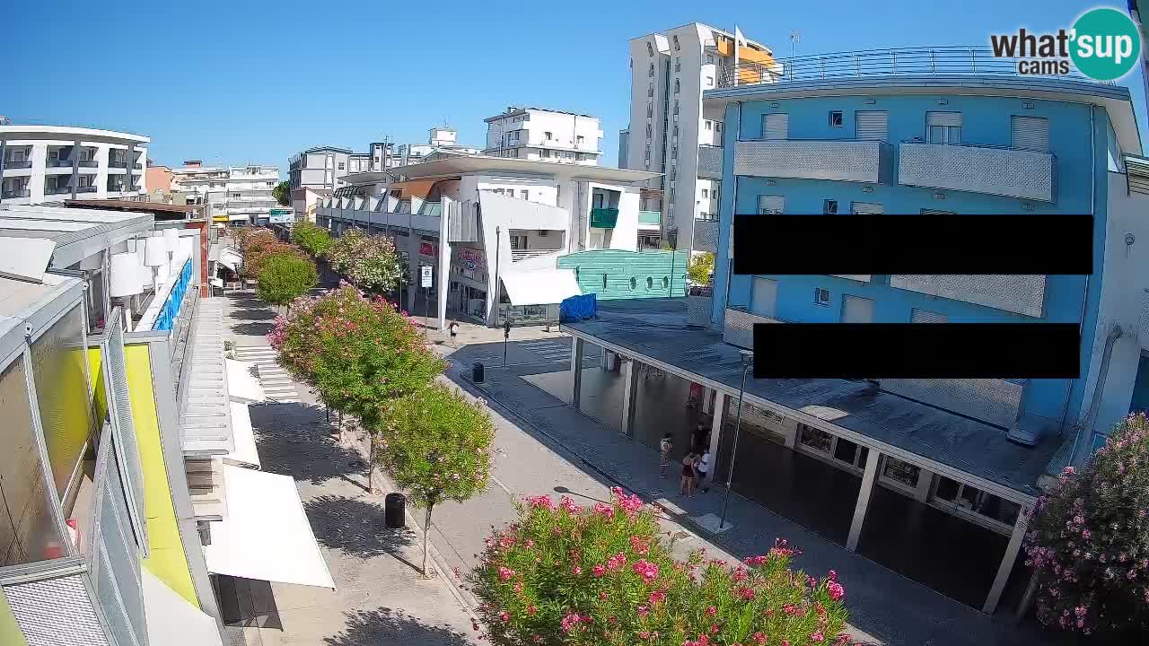 Web kamera Bibione Šetnica – Viale delle Costellazioni uživo
