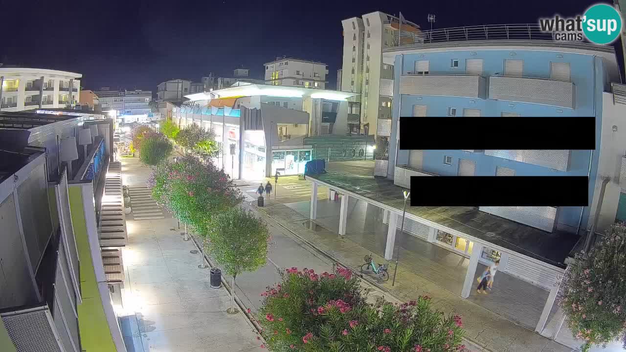 Webcam Promenade de Bibione – Viale delle Costellazioni en direct