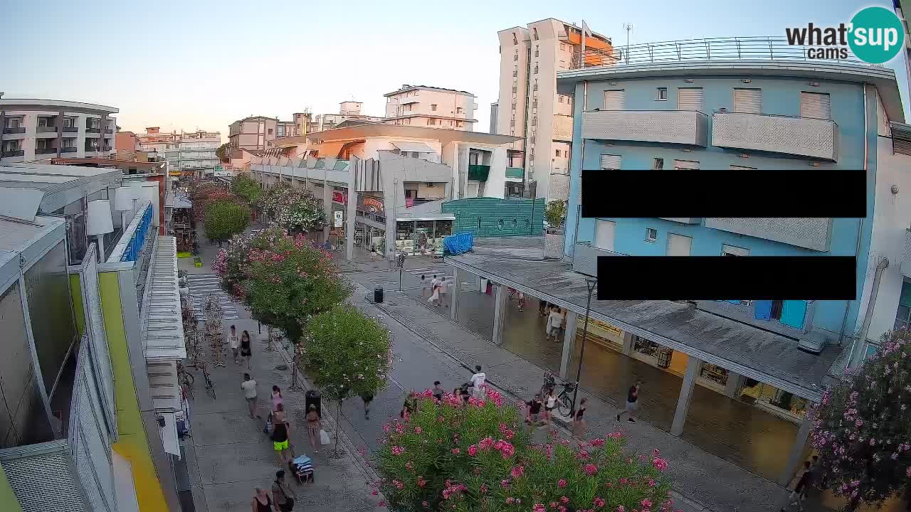 Web kamera Bibione Šetnica – Viale delle Costellazioni uživo