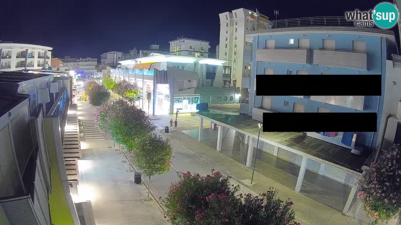 Webcam Paseo de Bibione – Viale delle Costellazioni en directo
