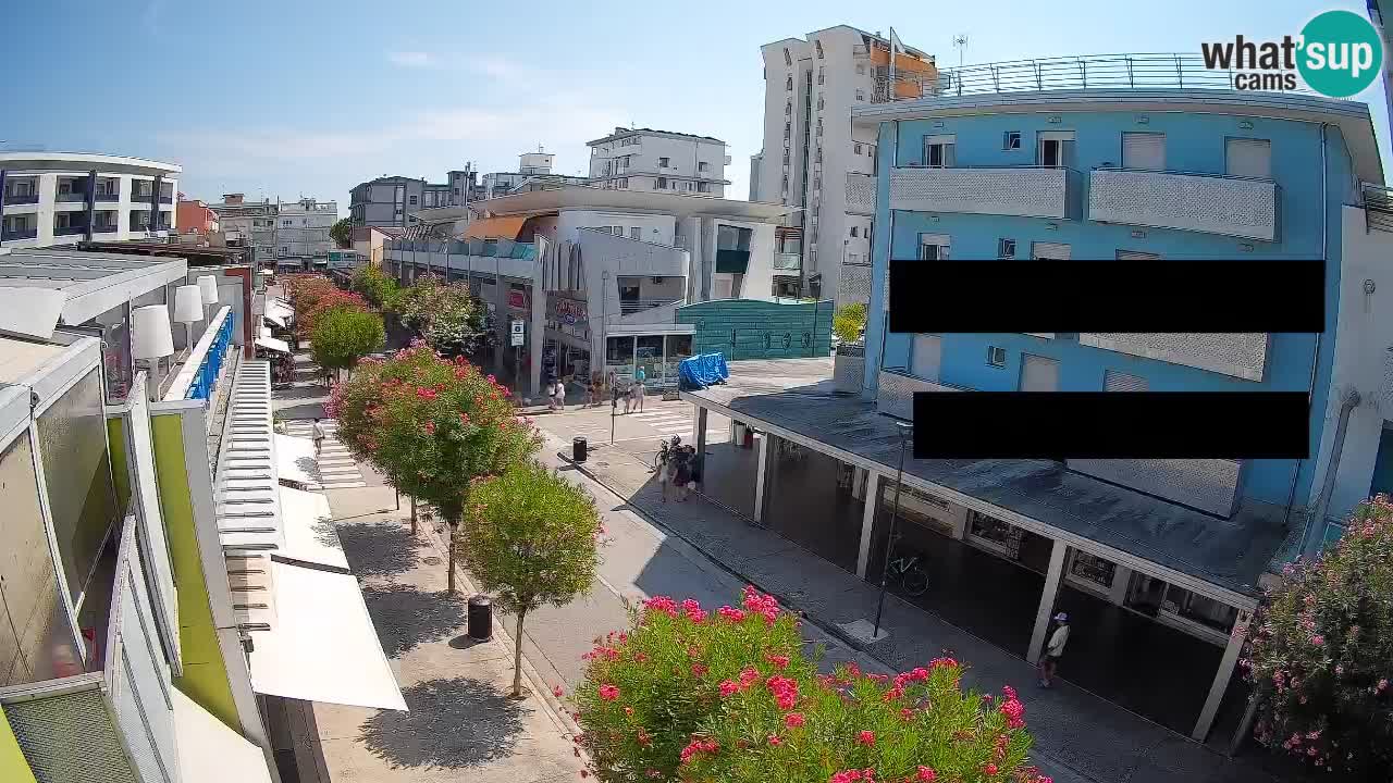 Webcam Promenade de Bibione – Viale delle Costellazioni en direct
