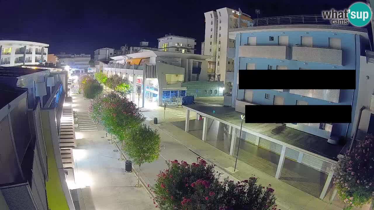 Webcam Paseo de Bibione – Viale delle Costellazioni en directo