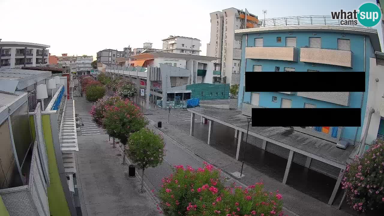 Webcam Promenade de Bibione – Viale delle Costellazioni en direct