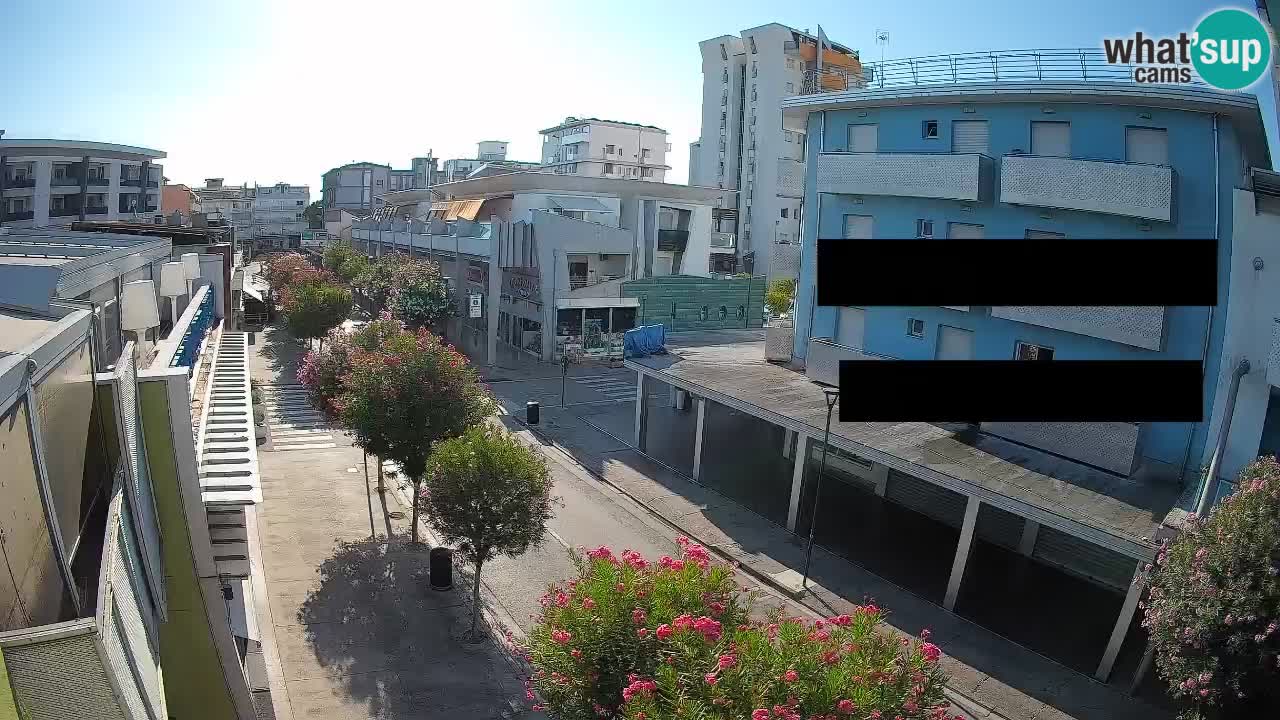 Webcam Promenade de Bibione – Viale delle Costellazioni en direct