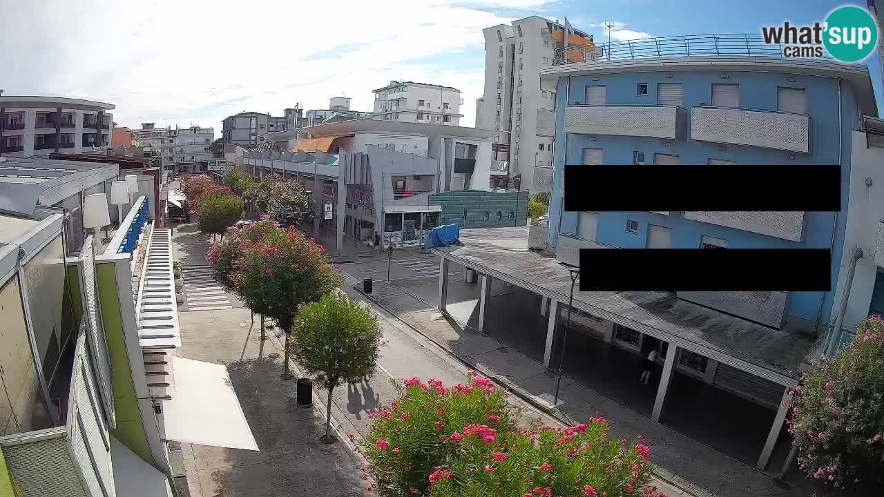 Webcam Passeggiata Bibione – Viale delle Costellazioni in Diretta
