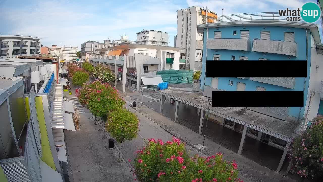 Web kamera Bibione Šetnica – Viale delle Costellazioni uživo