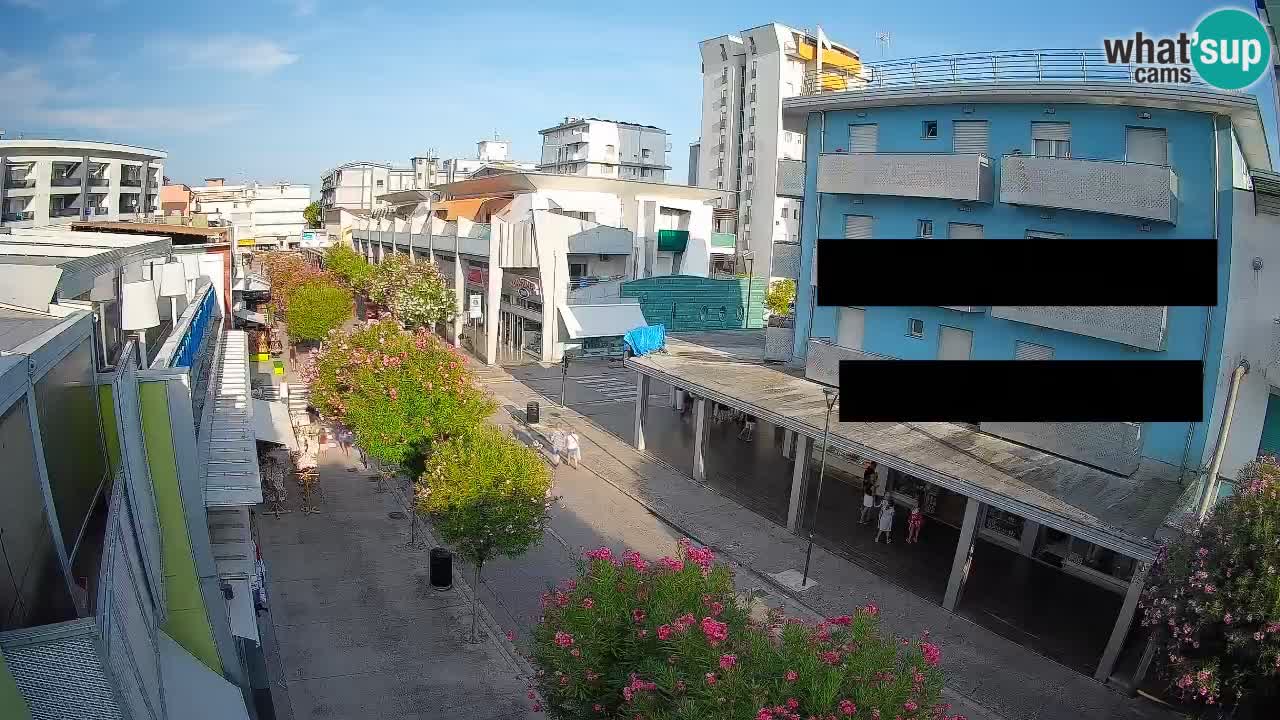 Webcam Passeggiata Bibione – Viale delle Costellazioni in Diretta