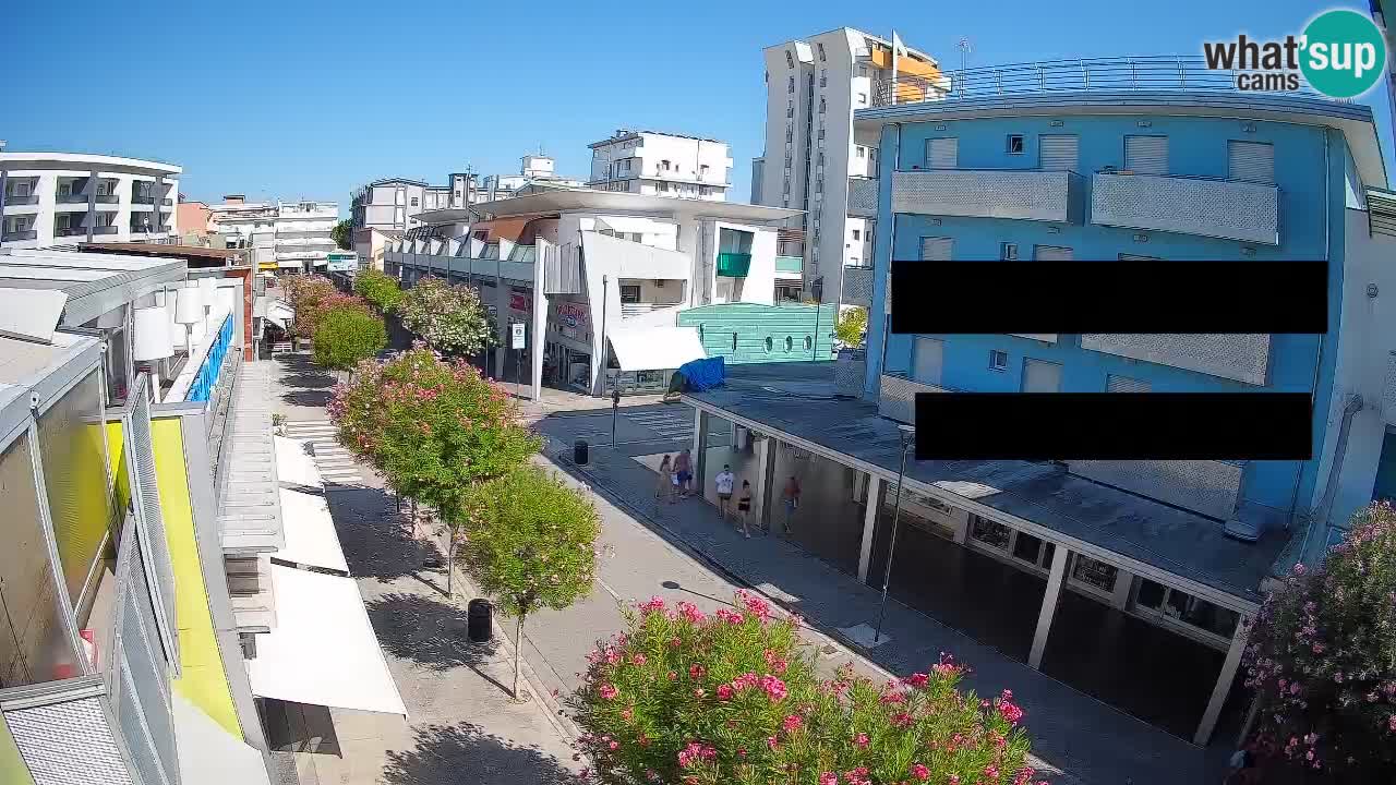 Webcam Paseo de Bibione – Viale delle Costellazioni en directo