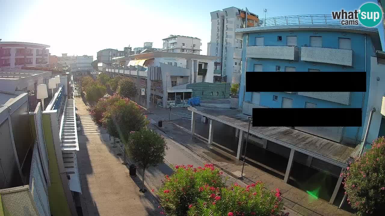 Webcam Paseo de Bibione – Viale delle Costellazioni en directo