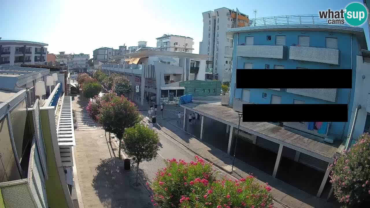Webcam Paseo de Bibione – Viale delle Costellazioni en directo