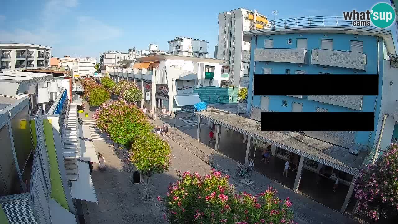 Webcam Promenade de Bibione – Viale delle Costellazioni en direct
