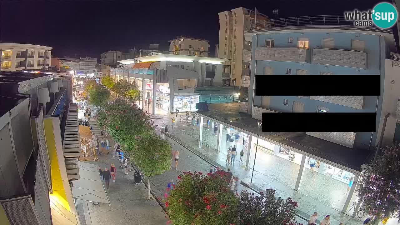 Web kamera Bibione Šetnica – Viale delle Costellazioni uživo