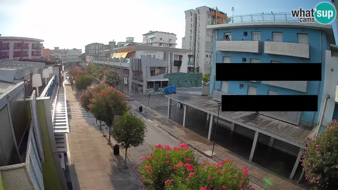 Webcam Promenade de Bibione – Viale delle Costellazioni en direct