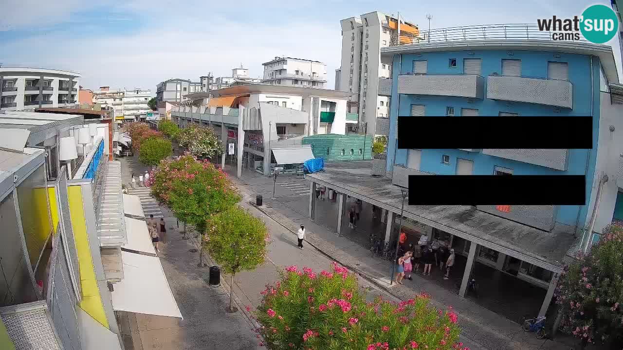 Web kamera Bibione Šetnica – Viale delle Costellazioni uživo