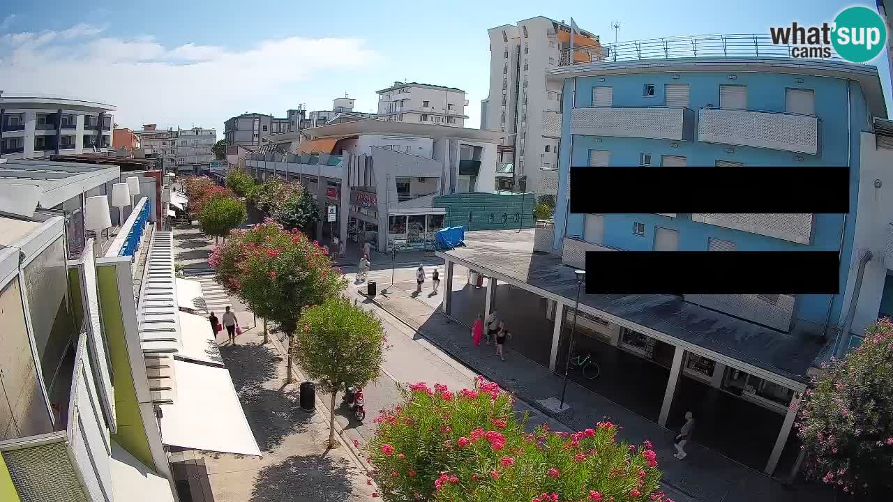 Webcam Promenade de Bibione – Viale delle Costellazioni en direct