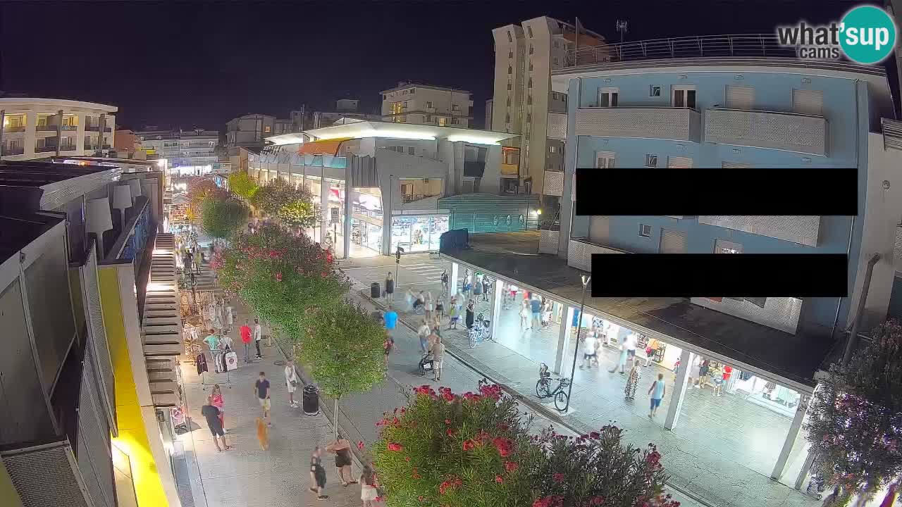Webcam Promenade de Bibione – Viale delle Costellazioni en direct