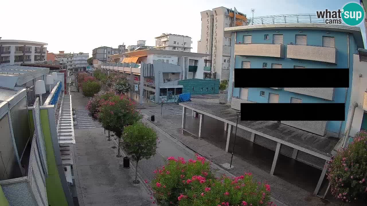 Webcam Paseo de Bibione – Viale delle Costellazioni en directo