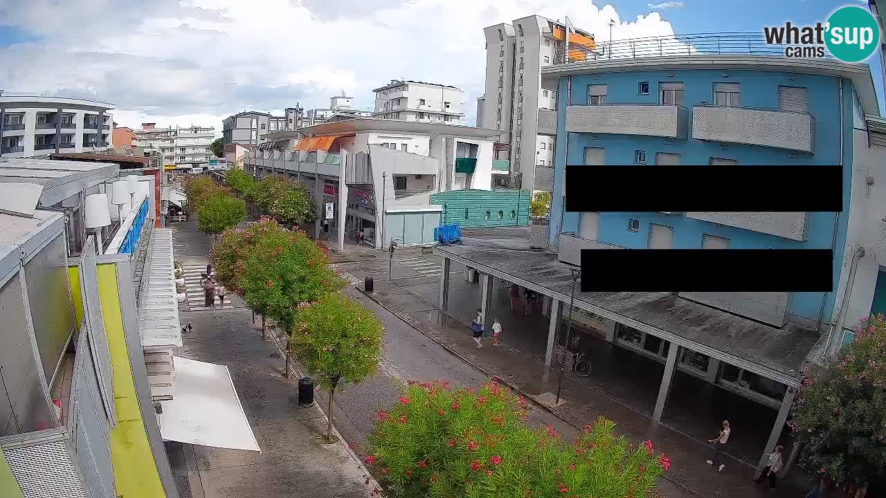Webcam Passeggiata Bibione – Viale delle Costellazioni in Diretta