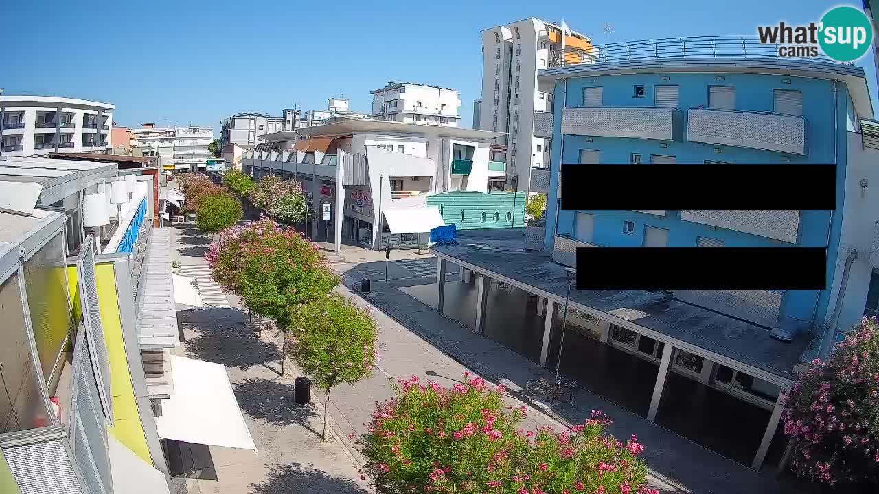 Webcam Passeggiata Bibione – Viale delle Costellazioni in Diretta