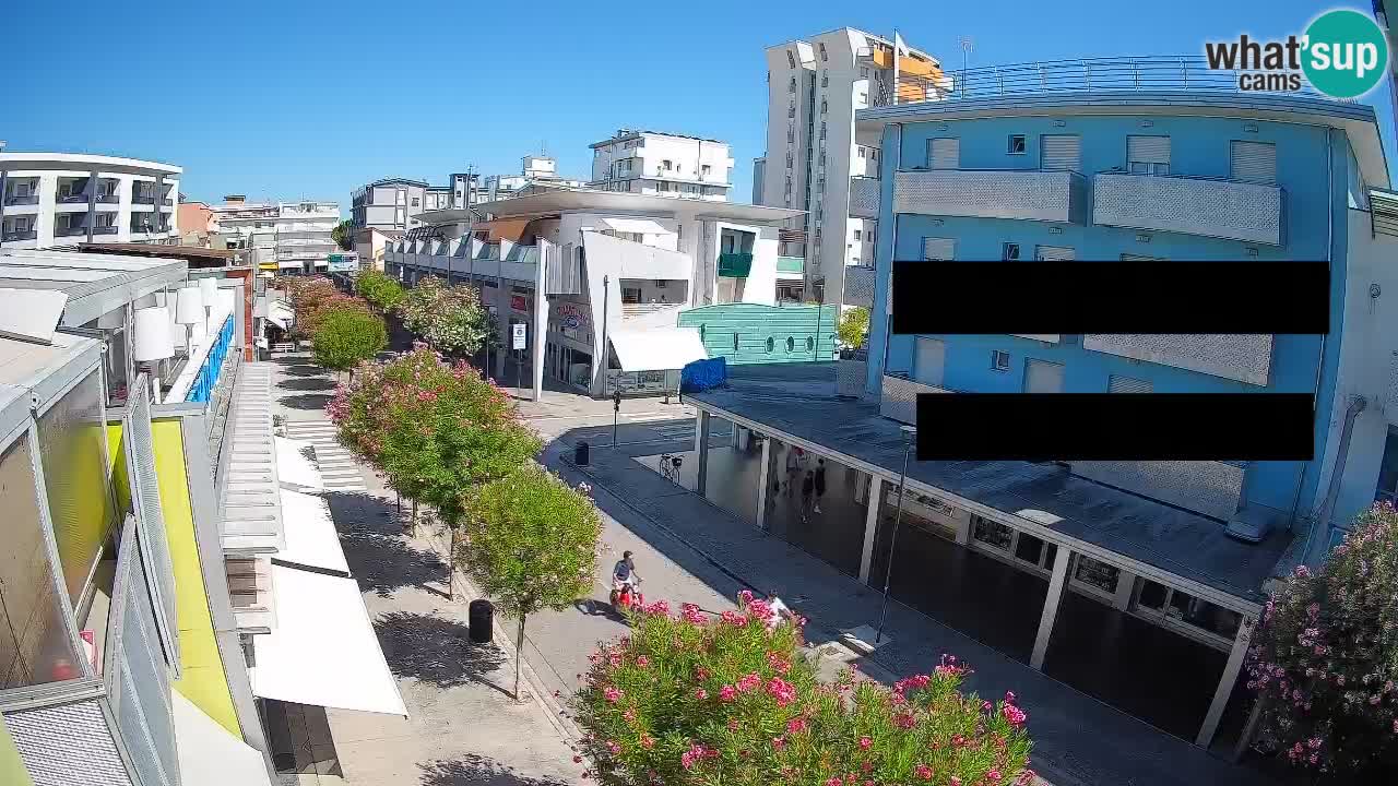 Webcam Promenade de Bibione – Viale delle Costellazioni en direct