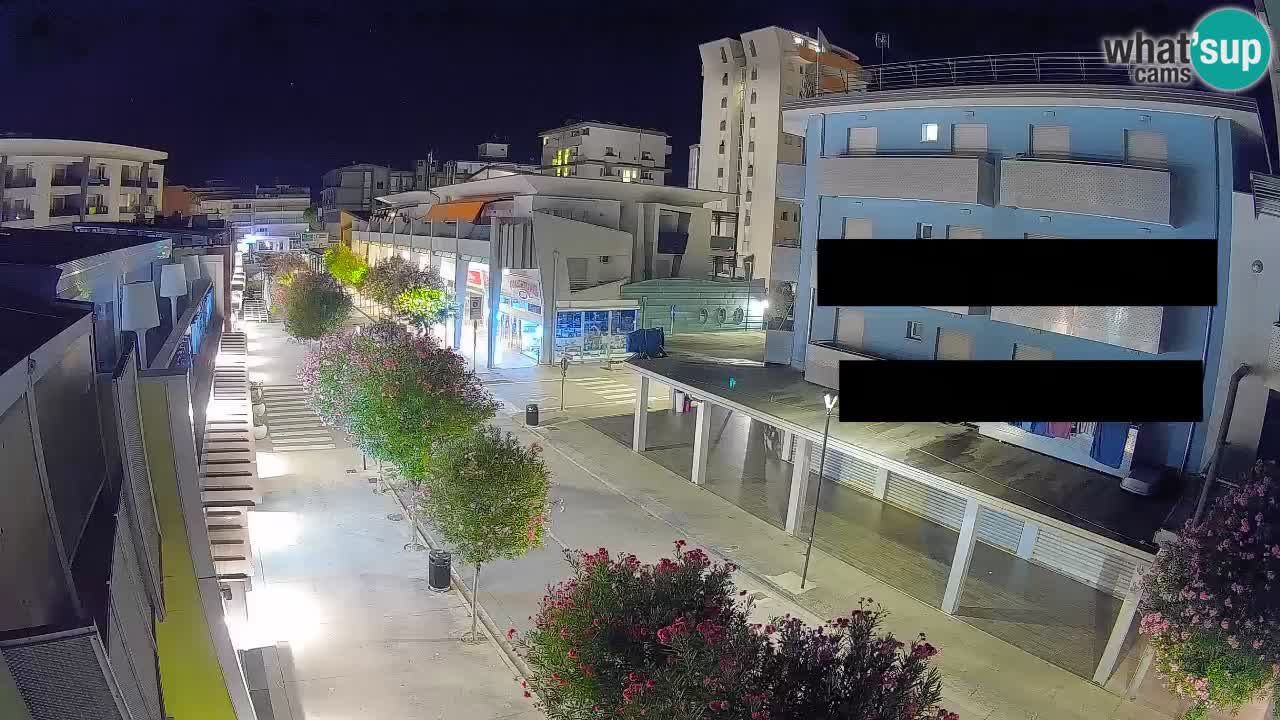 Webcam Promenade de Bibione – Viale delle Costellazioni en direct