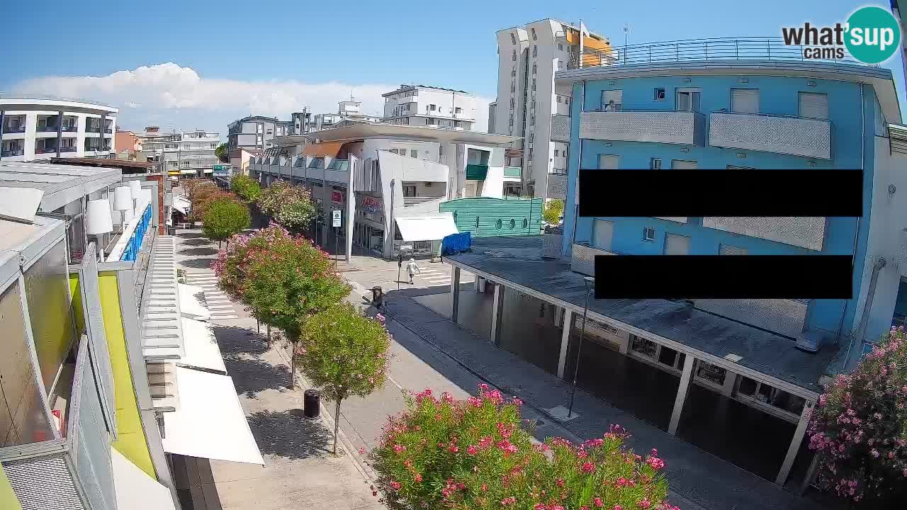 Webcam Paseo de Bibione – Viale delle Costellazioni en directo