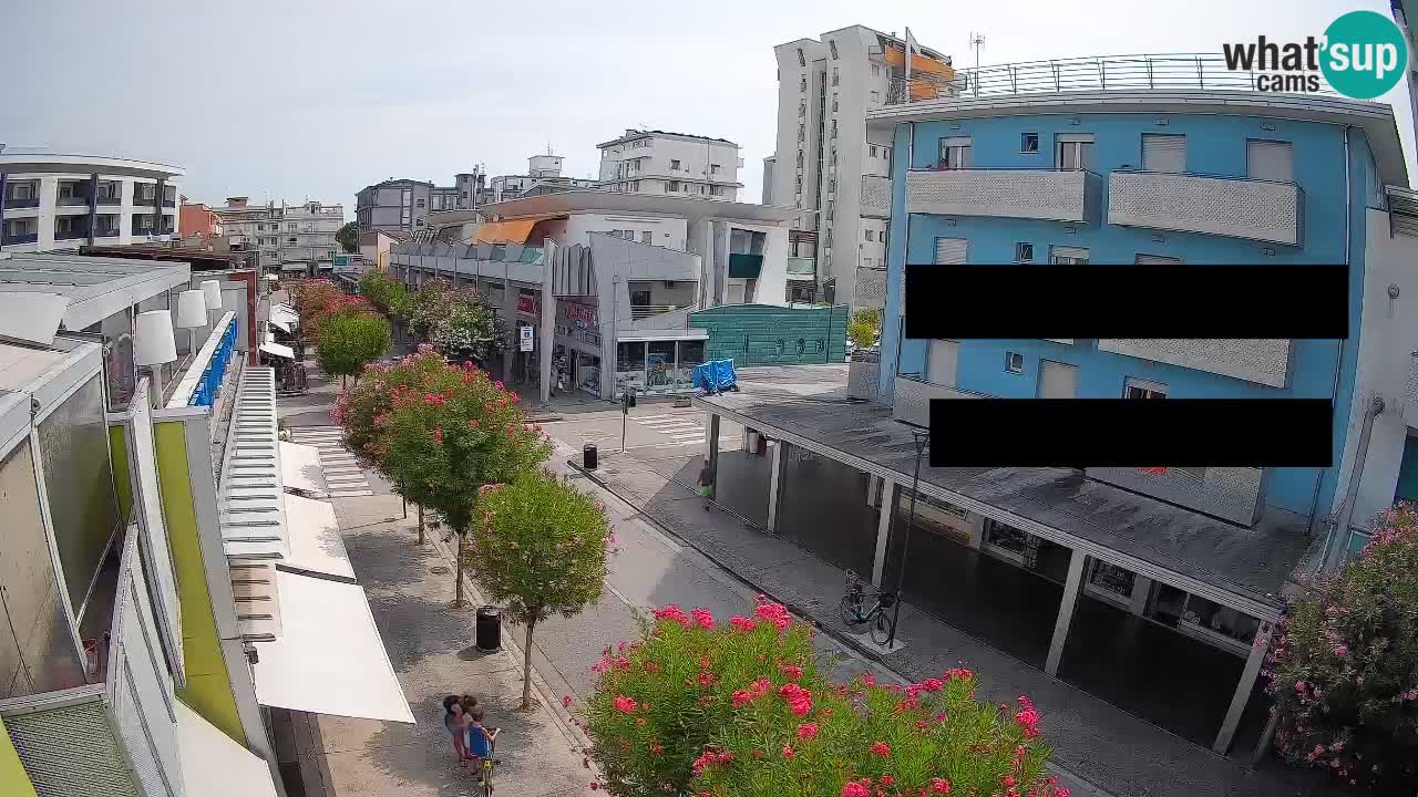 Web kamera Bibione Šetnica – Viale delle Costellazioni uživo