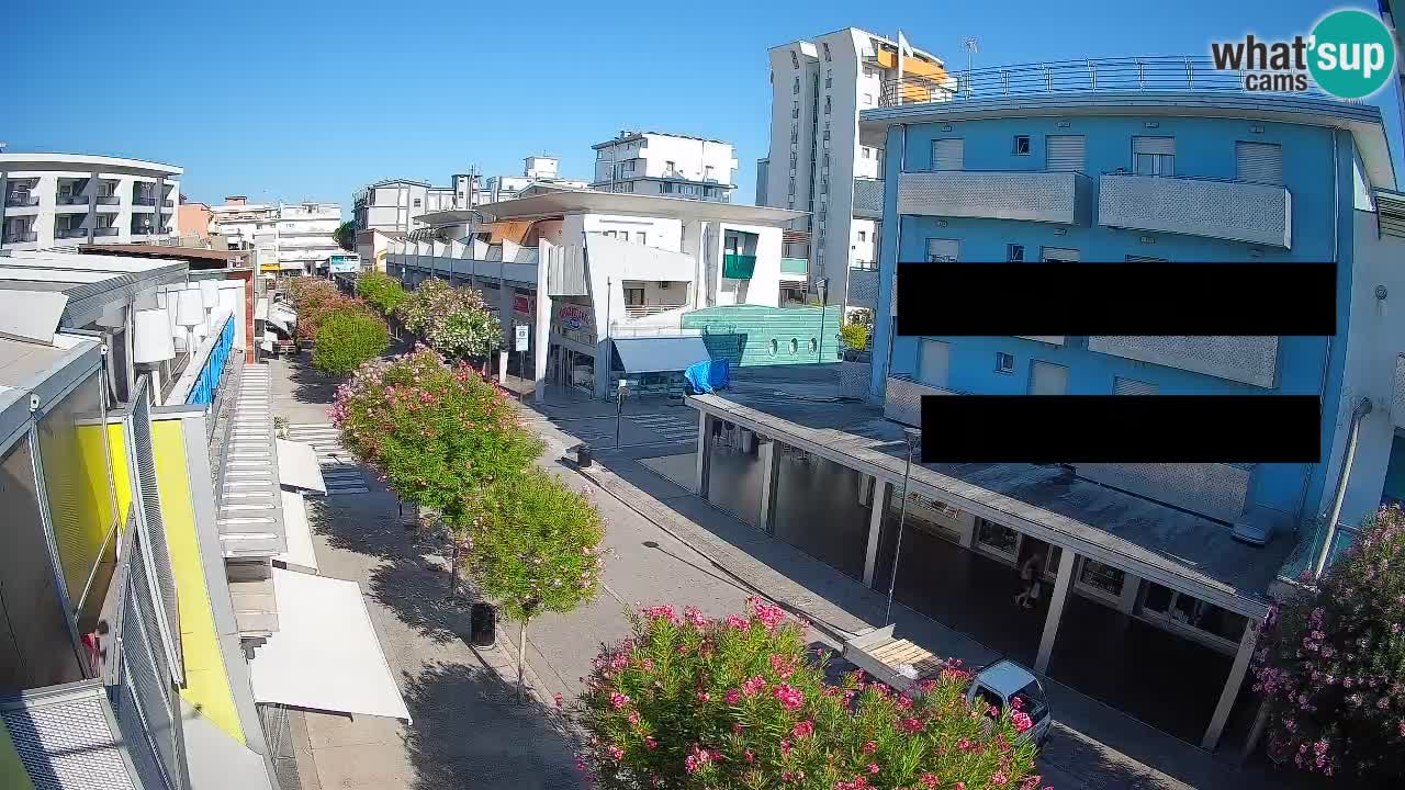 Webcam Promenade de Bibione – Viale delle Costellazioni en direct