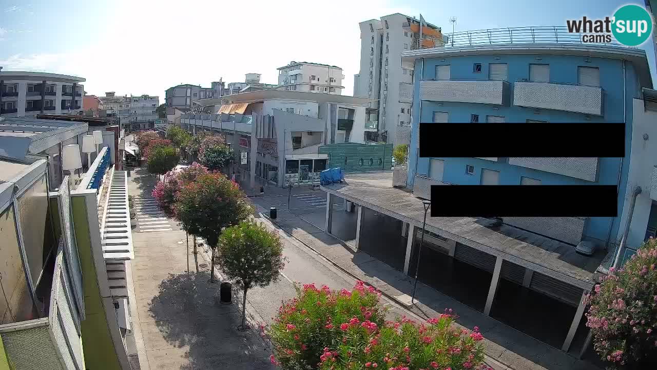 Web kamera Bibione Šetnica – Viale delle Costellazioni uživo