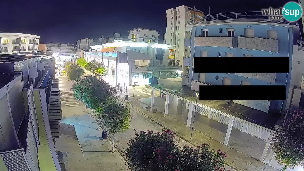 Webcam Paseo de Bibione – Viale delle Costellazioni en directo