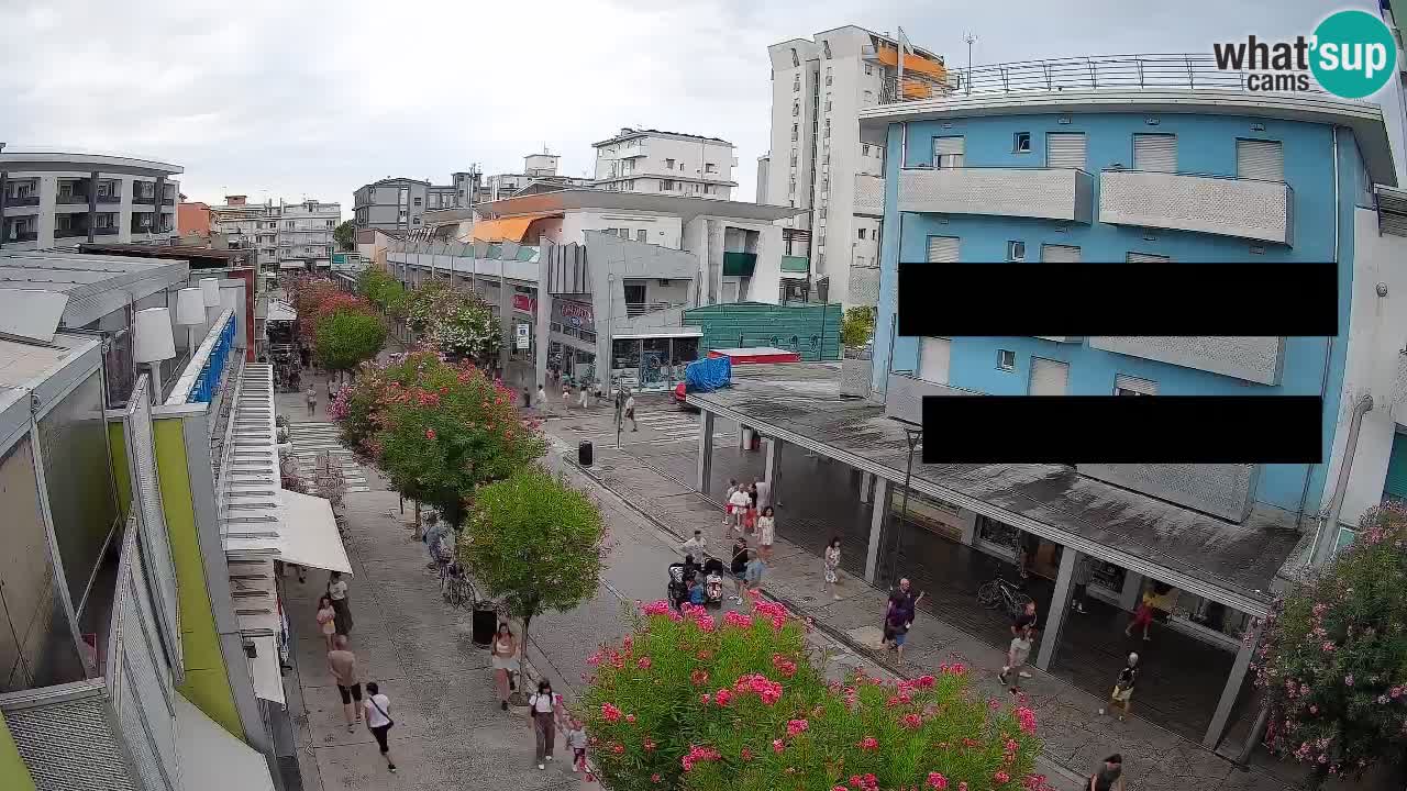 Webcam Passeggiata Bibione – Viale delle Costellazioni in Diretta