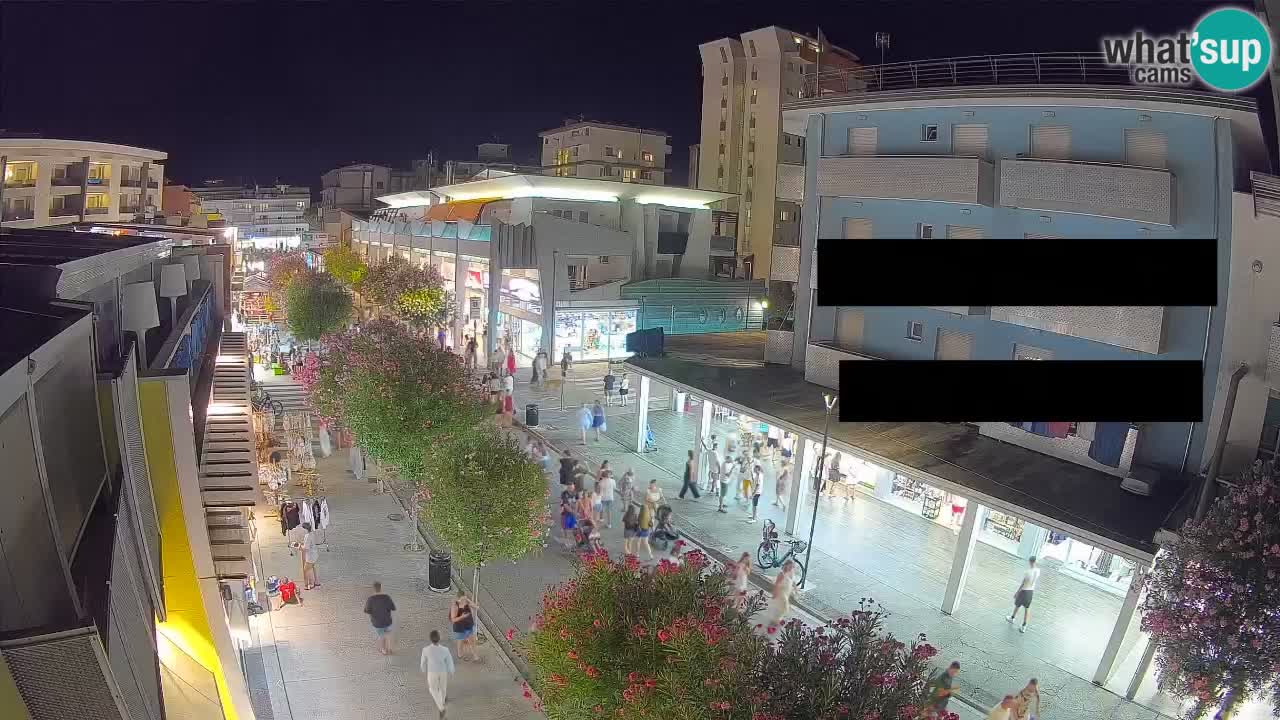 Webcam Promenade de Bibione – Viale delle Costellazioni en direct