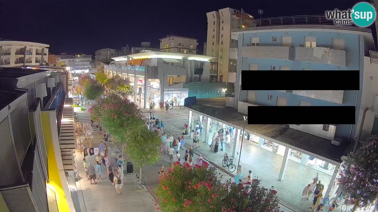 Webcam Paseo de Bibione – Viale delle Costellazioni en directo