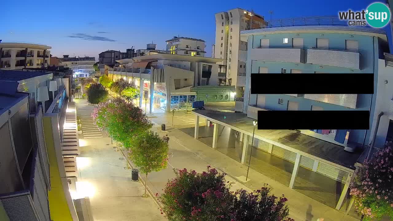 Webcam Promenade de Bibione – Viale delle Costellazioni en direct